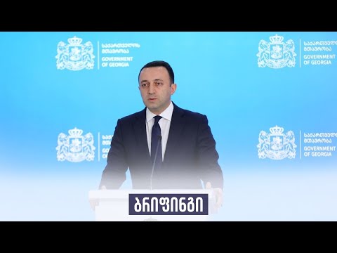 პრემიერ-მინისტრის ბრიფინგი